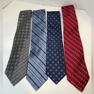 Tommy Hilfiger 100% Silk Neck Ties Multicolor